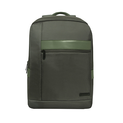 Рюкзак TORBER VECTOR с отделением для ноутбука 15,6", серо-зелёный, полиэстер 840D, 44 х 30 x 9,5 см (Серый)