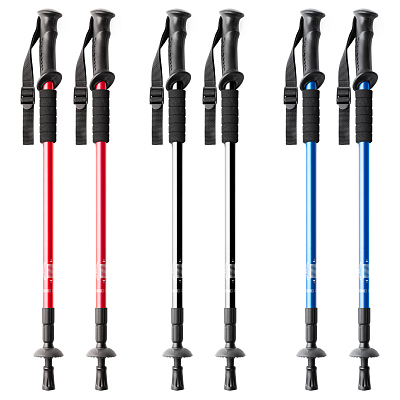 Палки трекинговые VULCAN, Черный