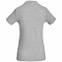 Рубашка поло женская Safran Timeless серый меланж - Фото 2