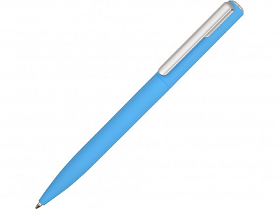 Ручка пластиковая шариковая Bon soft-touch (Голубой)
