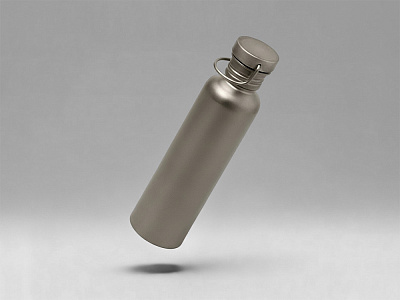 Бутылка для воды из титана Titan, 750 мл (Тёмно-серый)