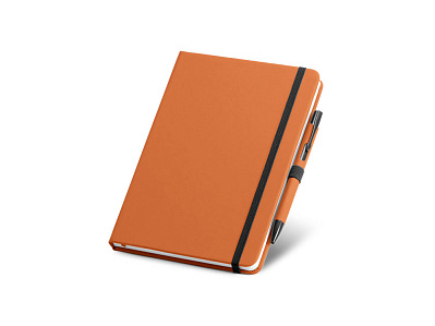 Подарочный набор SHAW: блокнот A5, шариковая ручка (Оранжевый)