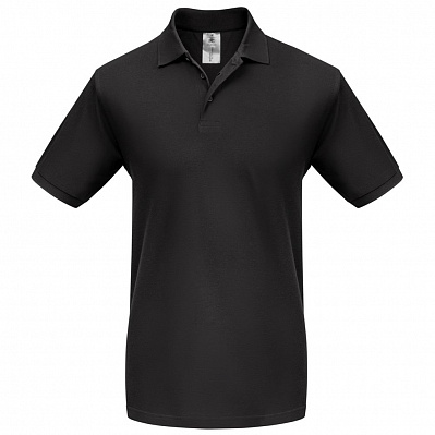 Рубашка поло Heavymill черная (Черный)