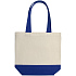 Сумка для покупок на молнии Shopaholic Zip, неокрашенная с синим - Фото 3