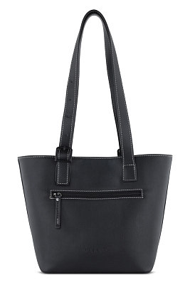 Сумка женская BUGATTI Zita, черная, полиуретан, 34 x 14 x 24,5 см