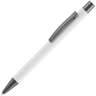 Ручка шариковая Atento Soft Touch, белая (Белый)