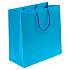 Пакет бумажный Porta L, голубой - Фото 1