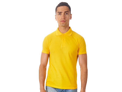 Рубашка поло First мужская (Золотисто-желтый)
