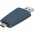 Флешка Pebble Universal, USB 3.0, серо-синяя, 32 Гб - Фото 6