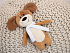 Мягкая игрушка Beastie Toys, собачка с белым шарфом - Фото 5
