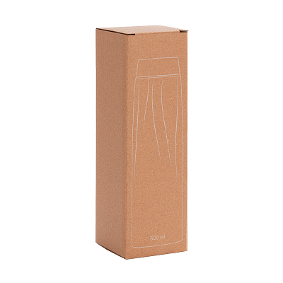 Термос "Calypso" 500 мл, покрытие soft touch, коробка, черный