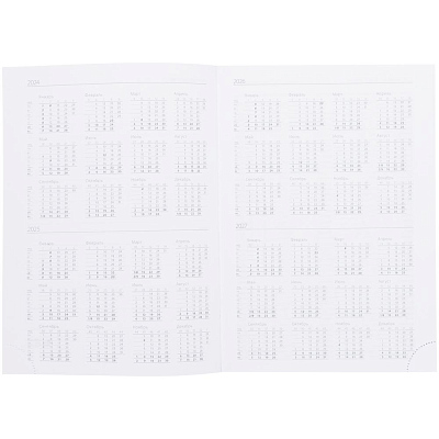 Ежедневник Vivian, недатированный, красный