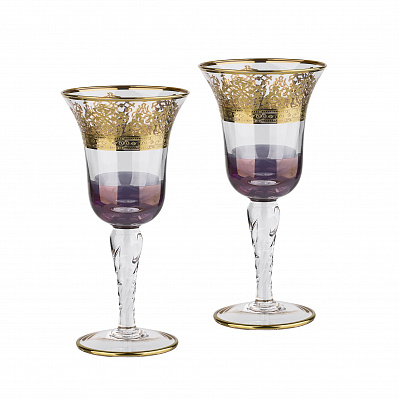 Набор для вина "Корсика", 2 бокала  (Фиолетовый)