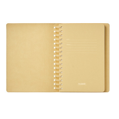 Ежедневник Виста (Vista) недатированный, красный/бежевый