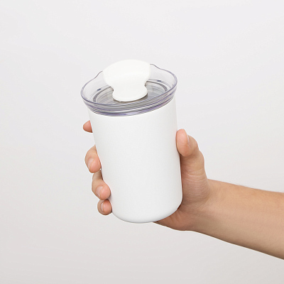 Термокружка вакуумная Страда (Strada), белая