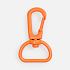Застежка-карабин Snap Hook, M, оранжевый неон - Фото 1