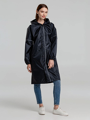 Дождевик со светоотражающими элементами Rainman Blink, темно-синий