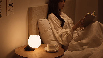 Силиконовый ночник Solove Night light 001D, розовый