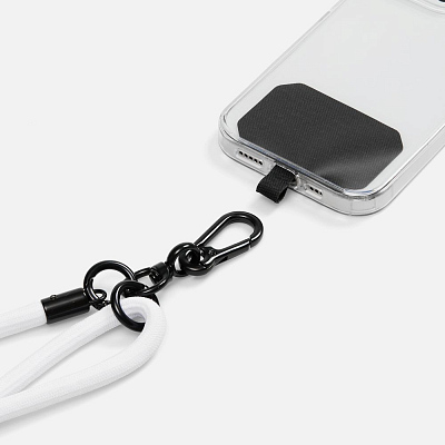 Шнурок для телефона OmniHold, белый