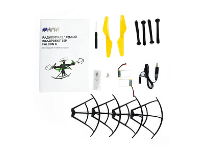 Радиоуправляемый квадрокоптер FALCON X