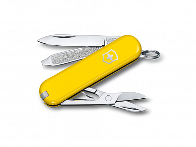 Нож-брелок Classic SD Colors Sunny Side, 58 мм, 7 функций (Желтый)