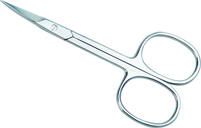 Ножницы Dewal Beauty маникюрные для кутикулы,  9 см (Серебристый)