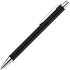 Ручка шариковая Lobby Soft Touch Chrome, черная - Фото 3