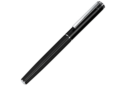 Ручка-роллер металлическая Monarch с анодированным слоем (Черный)