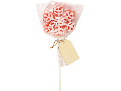 Леденец на палочке Снежинка