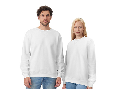 Свитшот оверсайз Lisbon унисекс (Белый)