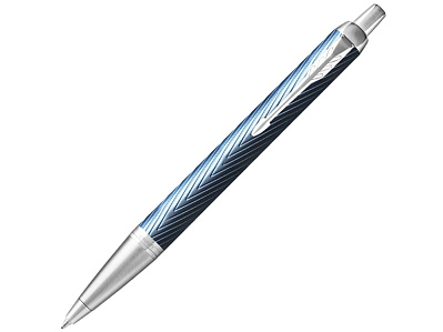 Ручка шариковая Parker IM Premium (Голубой, серебристый)