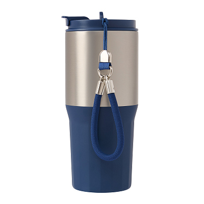 Термокружка вакуумная Авеню (Avenue), синяя