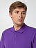 Рубашка поло мужская Summer 170, темно-фиолетовая - Фото 7