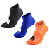 Набор из 3 пар спортивных носков Monterno Sport, серый, синий и оранжевый - Фото 1