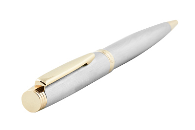 Ручка шариковая Pierre Cardin SHINE. Цвет - серебристый. Упаковка B-1