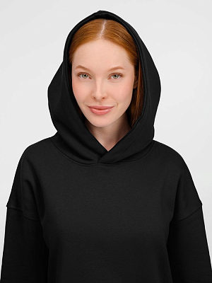 Худи оверсайз унисекс Tolla, черное