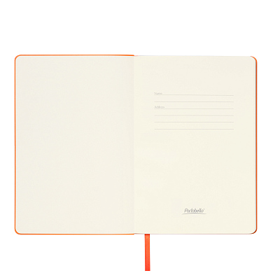 Ежедневник Spark недатированный, оранжевый (с упаковкой, со стикерами)