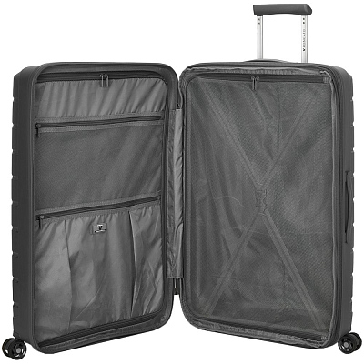 Чемодан Butterfly L, серый