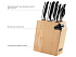 Набор из 5 кухонных ножей, ножниц и блока для ножей с ножеточкой URSA - Фото 2
