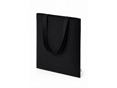 Шоппер Basio из переработанного хлопка 280 г/м2 (Чёрный)
