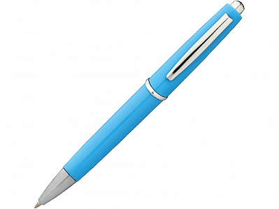Ручка пластиковая шариковая Celebration (Голубой/серебристый)