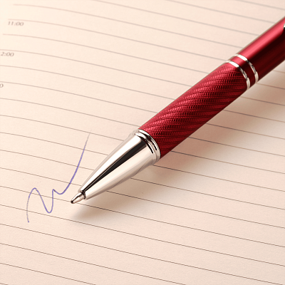 Шариковая ручка Крокус (Crocus), красная