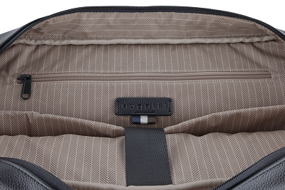 Портфель мужской BUGATTI Rico, черный, полиуретан, 40 x 10 x 28,5 см