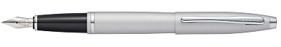 Перьевая ручка Cross Calais Satin Chrome (Серый)