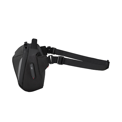 Рюкзак с одним плечевым ремнём VICTORINOX Touring 2.0, черный, полиэстер 600D, 30x11x17 см, 8 л