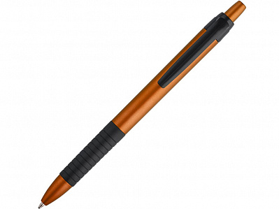 Шариковая ручка с металлической отделкой CURL (Оранжевый)