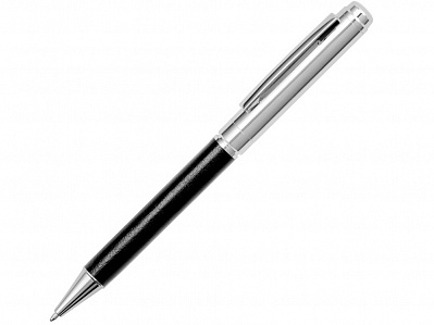 Ручка металлическая шариковая Fabrizio (Серебристый/черный)