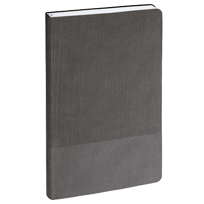 Ежедневник Knit, недатированный, темно-серый