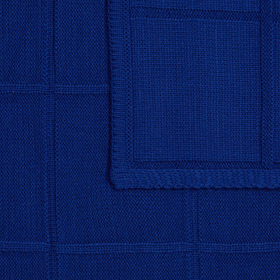 Плед Chainfield, темно-синий (кобальт)