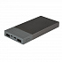Универсальный аккумулятор "Slim Pro" (10000mAh),серый, 13,8х6,7х1,5 см,пластик,металл - Фото 1